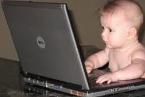computer baby