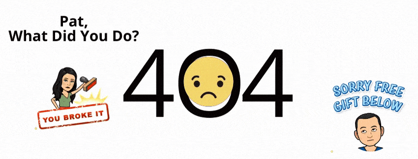 404 Error 850x325 px